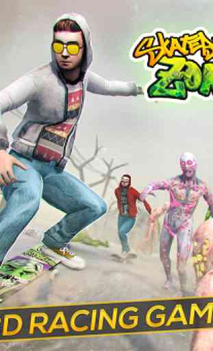 Skateboard Pro Zombie Run 3D 1