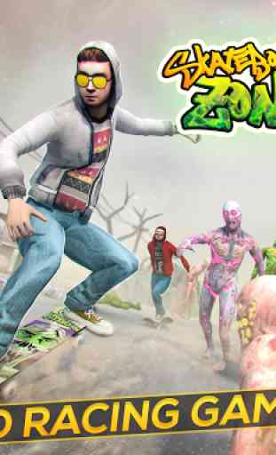 Skateboard Pro Zombie Run 3D 4