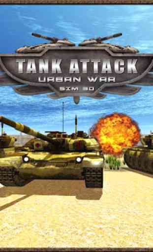 Tank Attack Urban War Sim 3D 1