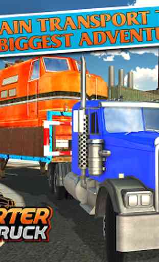 Train Transporter Truck 3D 1