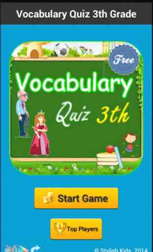 Vocabulary Quiz 3rd Grade 1
