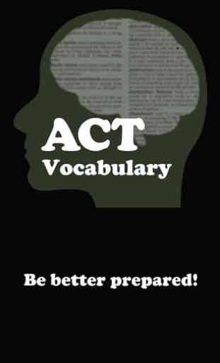 ACT Vocabulary 1
