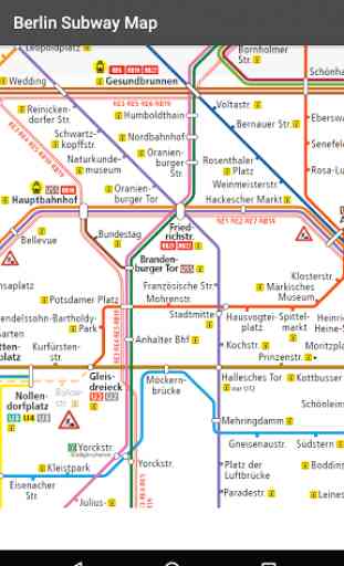 Berlin Subway Map (U Bahn etc) 2