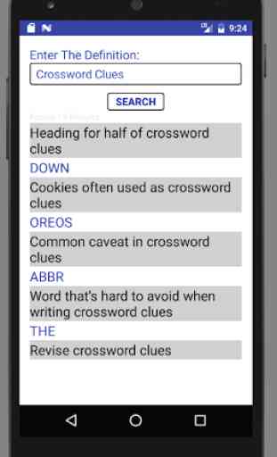 Crossword Clues Solver 3