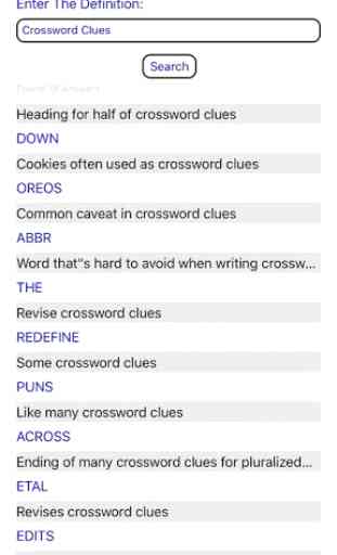 Crossword Clues Solver 4