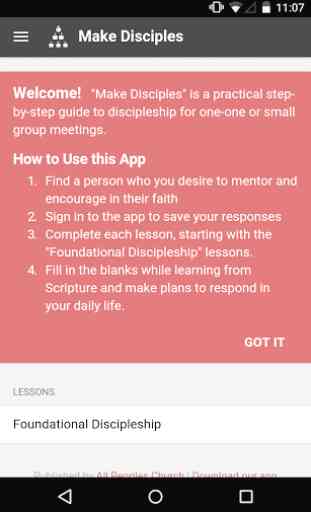 Make Disciples 1