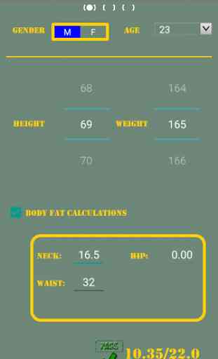 [PRO] APFT Calc & Fat % & Log 1