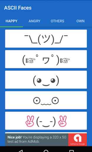 ASCII Faces 2