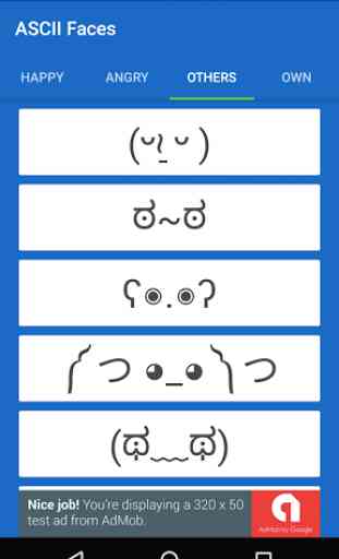 ASCII Faces 4