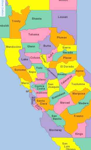 California Map Puzzle 1