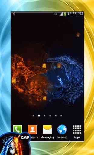 Fire and Ice Live Wallpapers 3