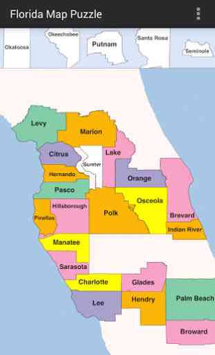 Florida Map Puzzle 1
