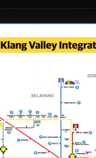 Kuala Lumpur KL MRT Train Map 3