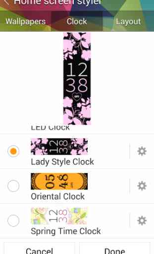 Lady Style Gear Fit Clock 4