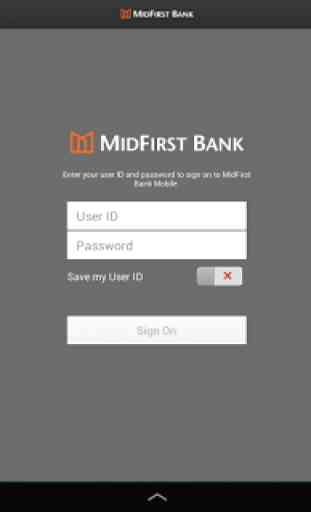 MidFirst Bank Mobile -Tablet 1