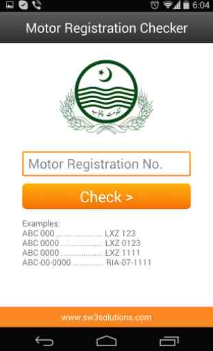Motor Registration Checker 3