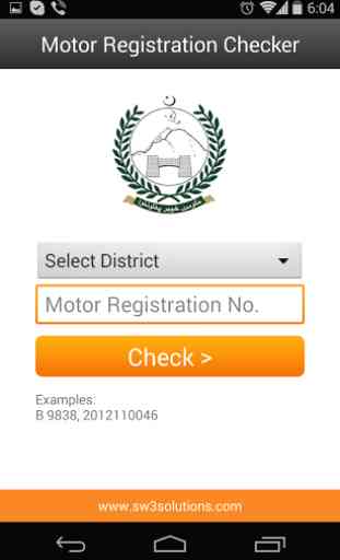 Motor Registration Checker 4