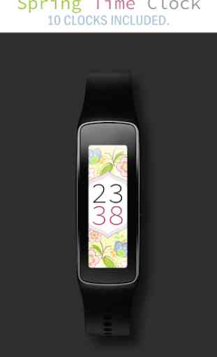 Spring Time Gear Fit Clock 1