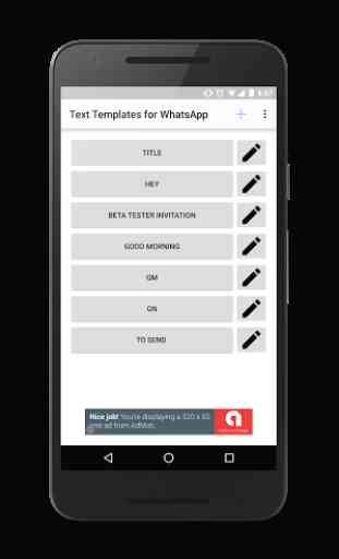 Text Templates for WhatsApp 1