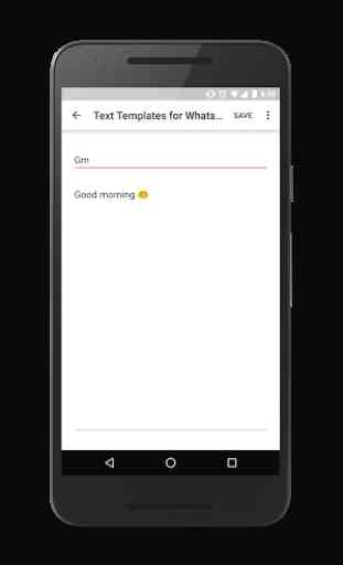 Text Templates for WhatsApp 4