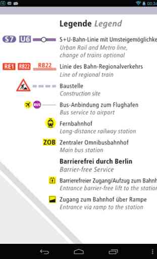Berlin Metro (U-Bahn) Map Free 1