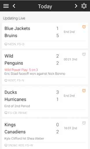 Hockey Schedule for Bruins 1