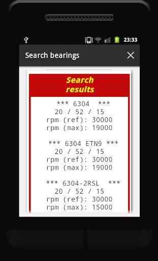 Search bearings (Pro version) 4