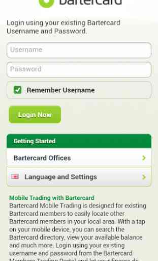 Bartercard Mobile Application 1