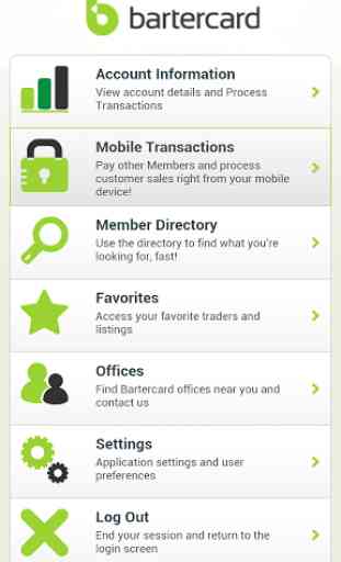 Bartercard Mobile Application 2