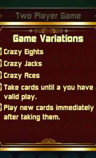 Crazy Eights Card Game 4