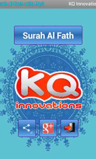 Surah Al Fath with mp3 2