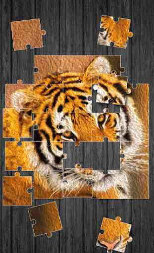 Tigers Jigsaw Puzzle Game 2