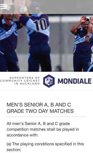 Auckland Cricket Club Handbook 1