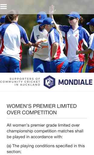 Auckland Cricket Club Handbook 2