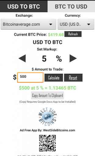 Bitcoin Trade Calculator 1
