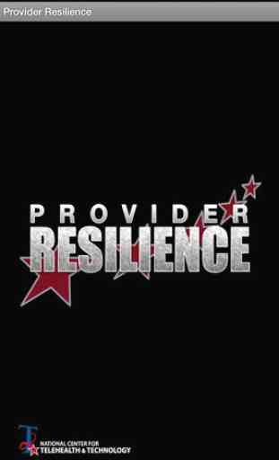 Provider Resilience 1