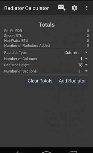Radiator Calculator 2