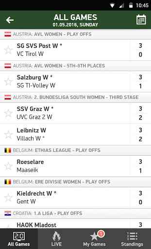 Volleyball 24 - live scores 3