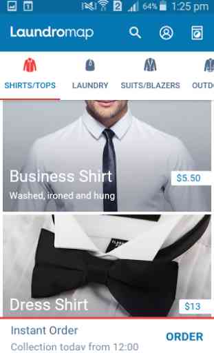 Laundromap - Dry Cleaning App 1
