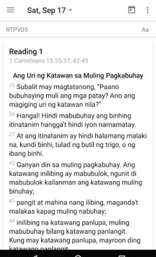 Tagalog Daily Readings 1