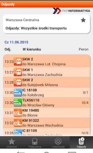 Bilkom - Train Timetable 1