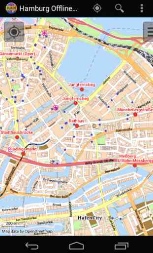 Hamburg Offline City Map 1