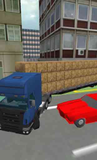 Hay Truck 3D: City 4