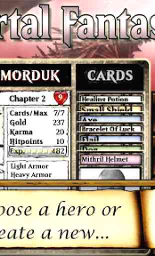 Immortal Fantasy: Cards RPG 1