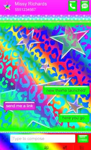 Polka Dot Rainbow Leopard SMS★ 3