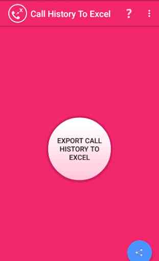Call History To Excel 1