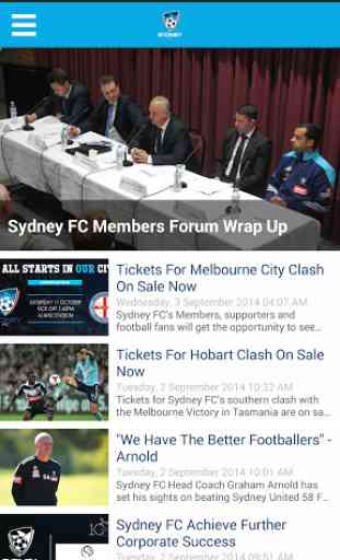 Sydney FC Official App 2