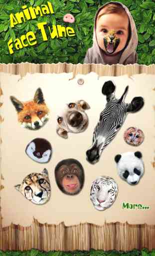 Animal Face Tune - Sticker Photo Editor to Blend, Morph and Transform Yr Skin with Wild Animal Textures 1