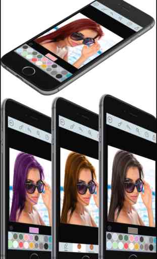 Hair Color Dye - Hair Style Changer Salon and Recolor Booth Editor 2