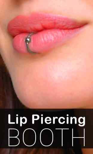 Lip Piercing Booth - The Oral Piercing App to add Lip Bites Rings on your Cute Upper and Lower Lips 1